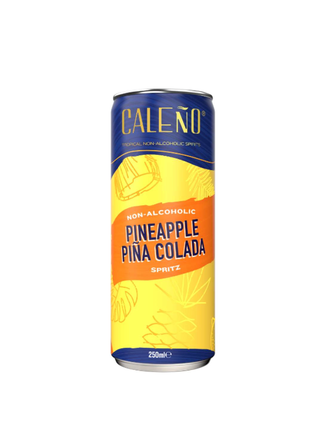 Caleño Non-Alcoholic Pineapple Piña Colada Cans [Pack of 4]