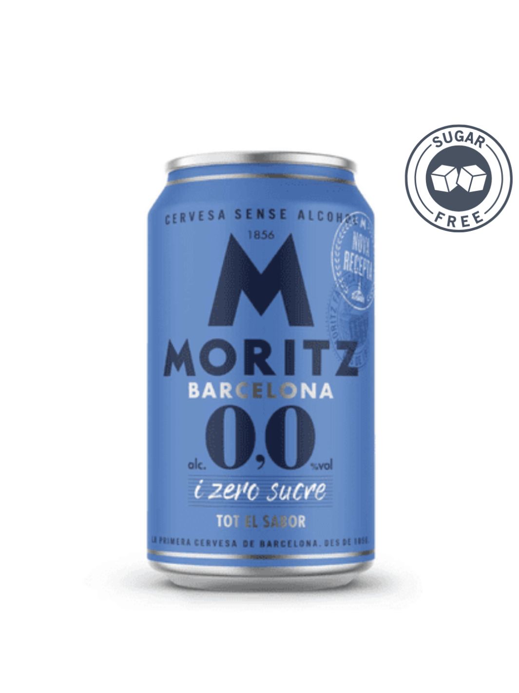 Moritz 0.0% Alcohol Free Beer [Pack of 4 x 330ml cans]