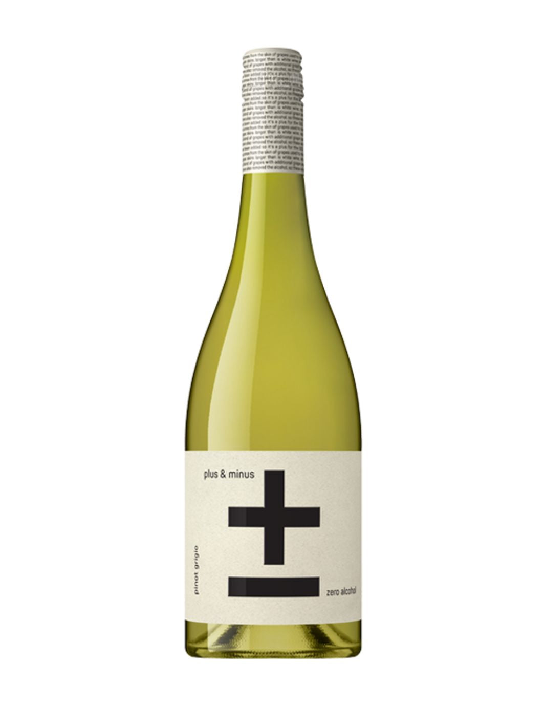 Plus & Minus Non-Alcoholic Australian Pinot Grigio [750ml]