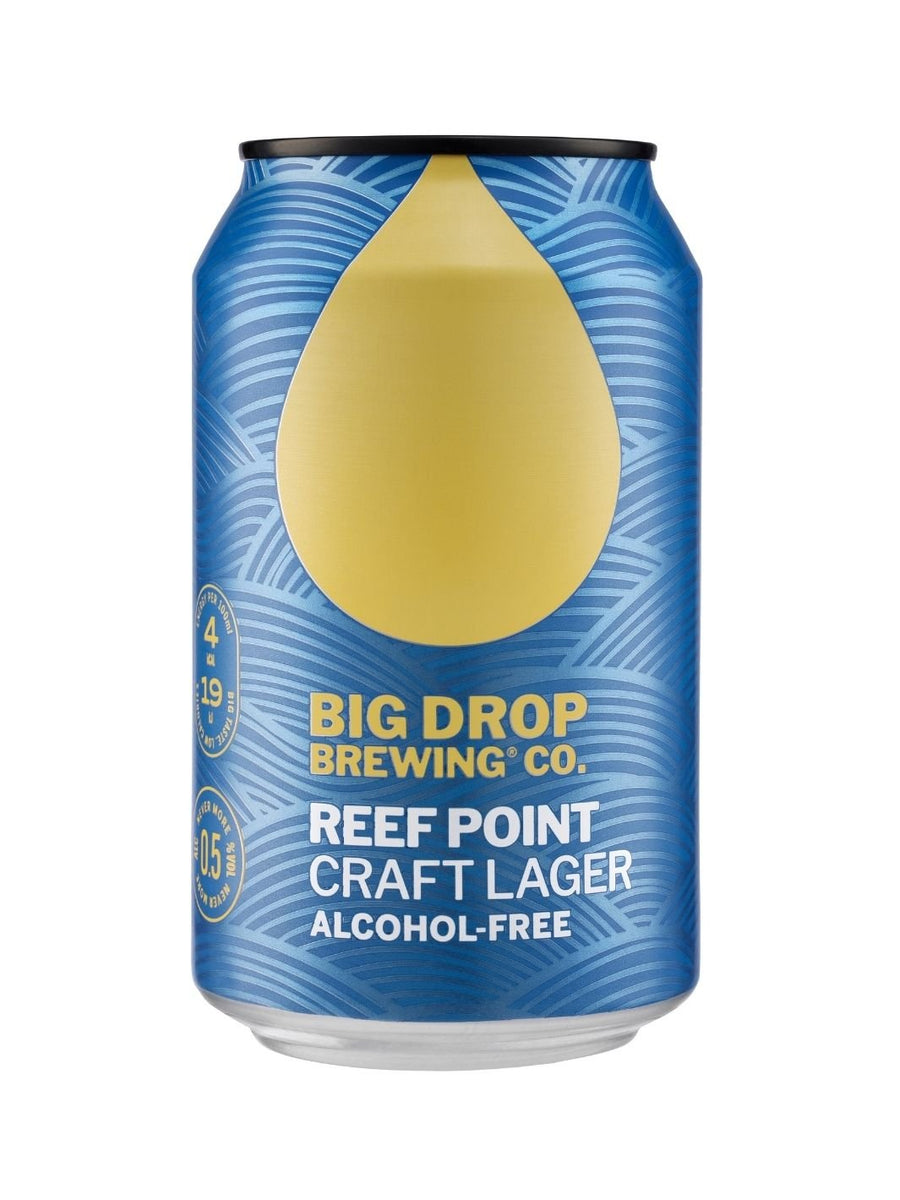 Big Drop Non-Alcoholic Reef Point Craft Lager [Pack of 6] - DrinkNolo.ie