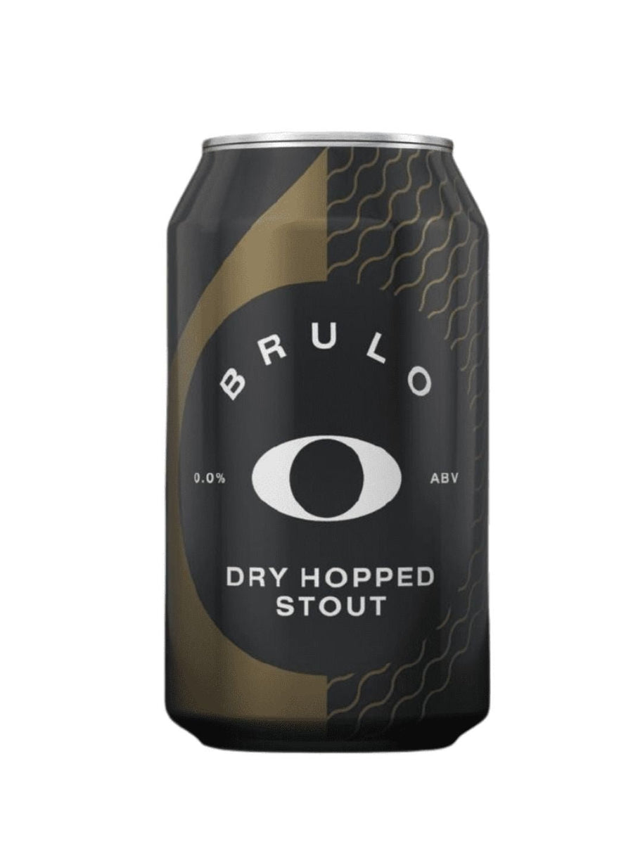 Brulo Non-Alcoholic Beer Dry Hopped Stout [Pack of 6] - DrinkNolo.ie