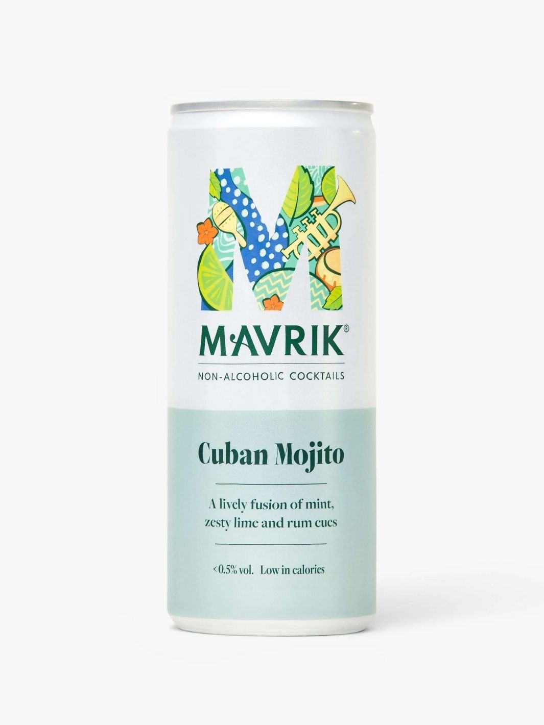 Mavrik Non-Alcoholic Cuban Mojito [Pack of 6] - DrinkNolo.ie