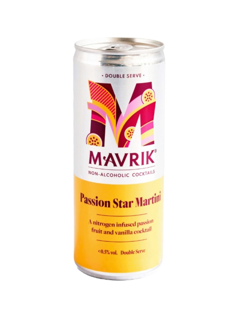 Mavrik Non-Alcoholic Passion Star Martini [Pack of 6] - DrinkNolo.ie