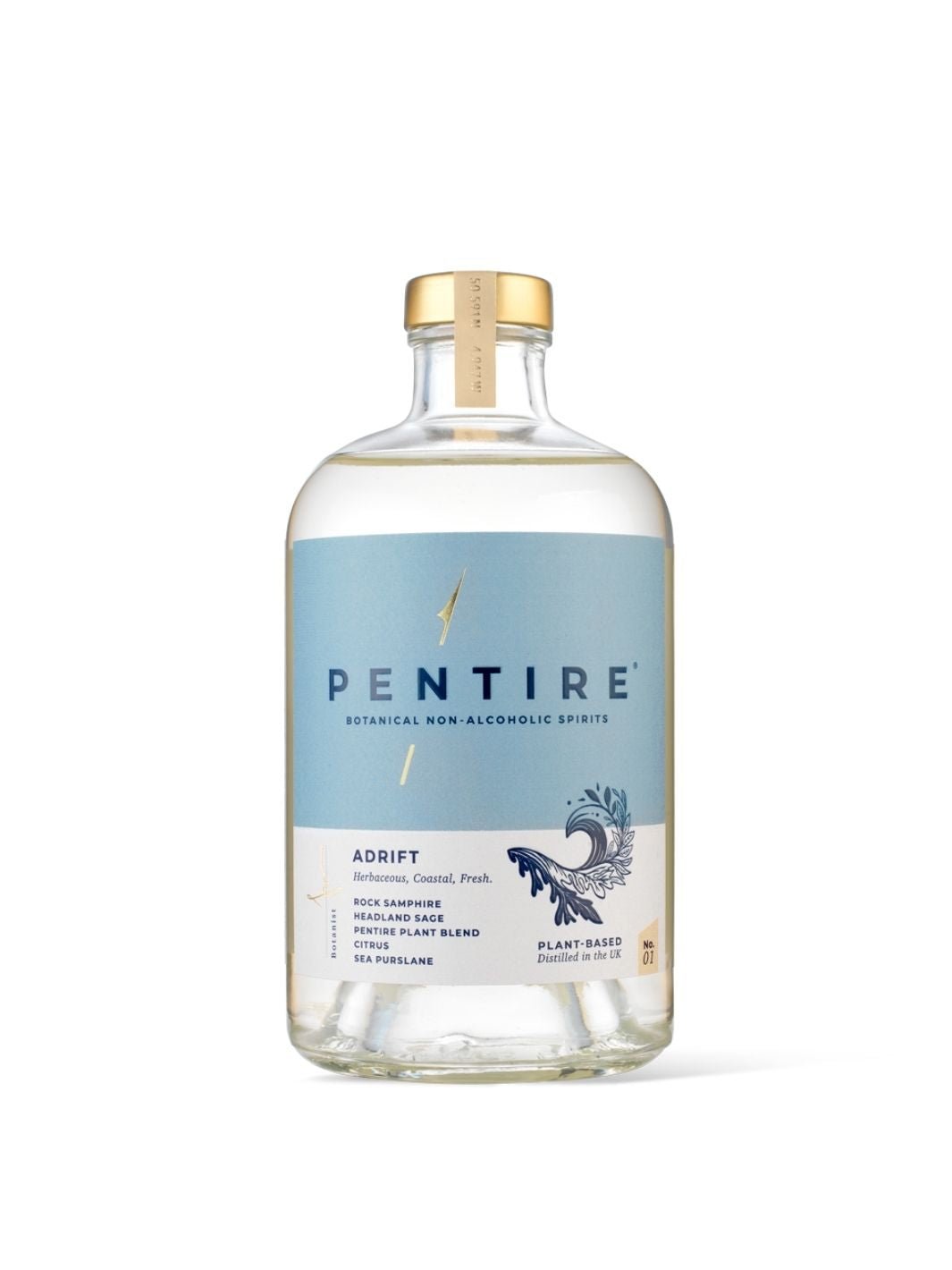 Pentire Adrift Non-Alcoholic Botanical Spirit [700ml] - DrinkNolo.ie